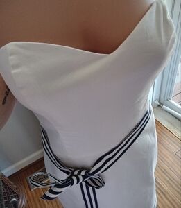 Molly B strapless White Dress Size 8